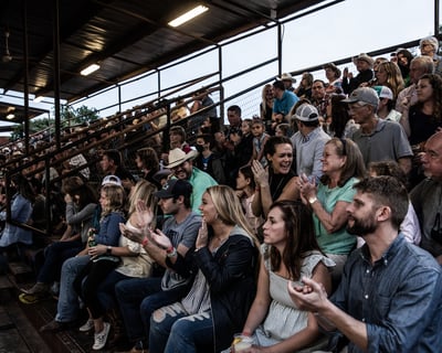 Watch a Saturday Night Rodeo With Live Music