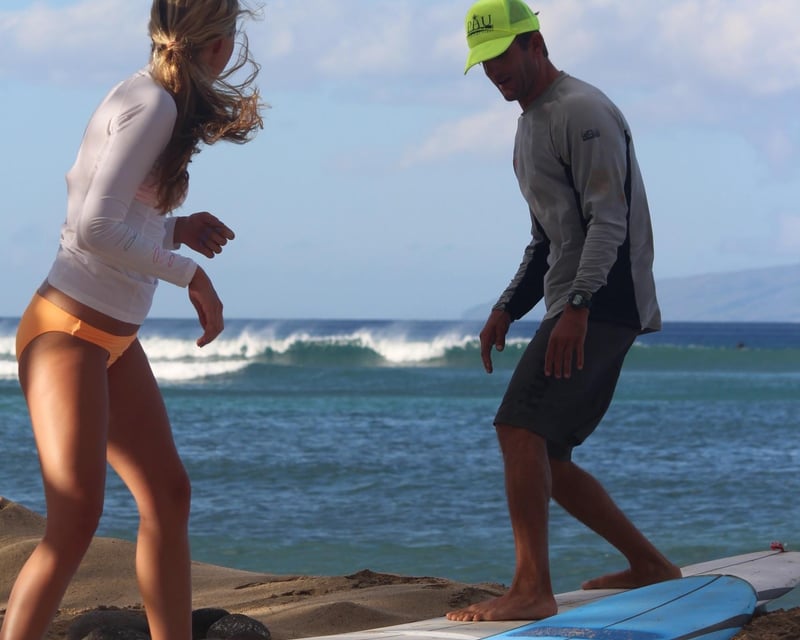 Semi-Private Surf Lesson for 2 on Maui