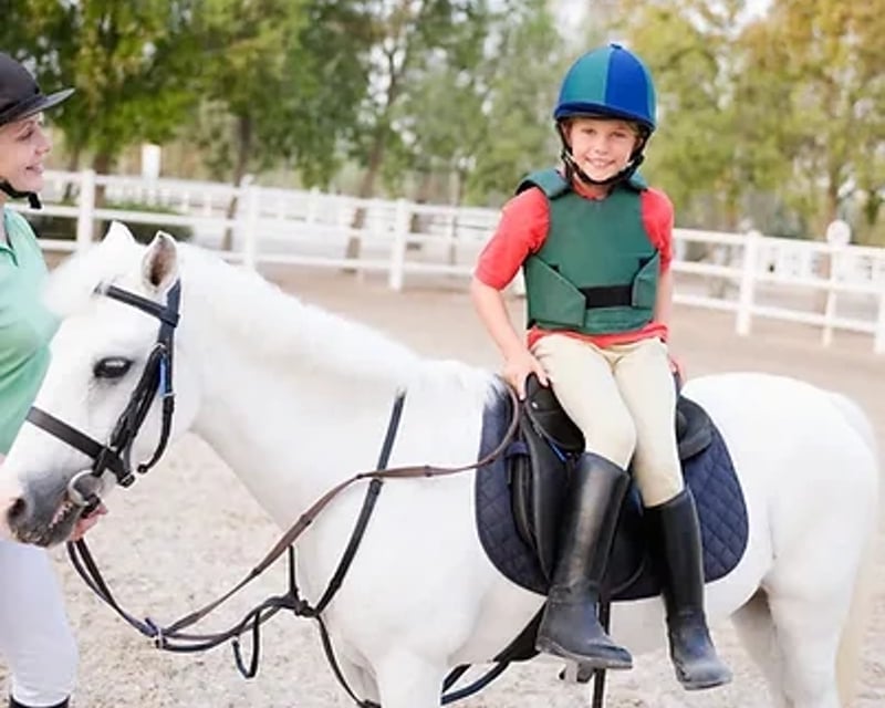 Beginner Pony Riding Lesson in Finksburg, MD