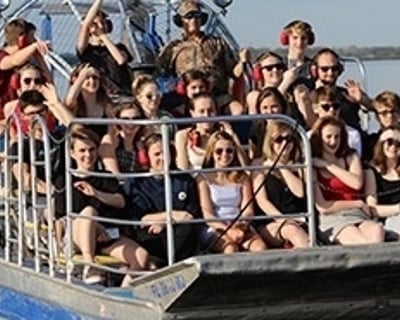 Sunset Airboat Tour on Lake Jesup