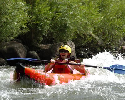 Moderate Inflatable Kayak Half-Day River Trip