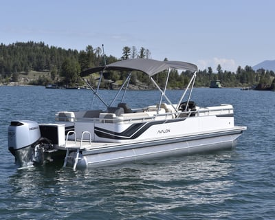 Flathead Lake Pontoon Rental for 18 People
