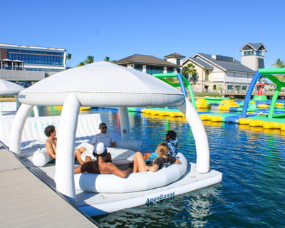 Floating Cabana Rental at Wai Kai Lagoon