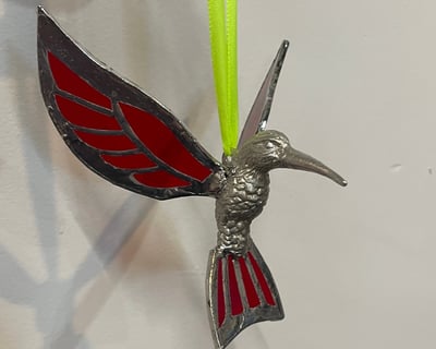 Santa Fe Stained Glass Hummingbird Workshop