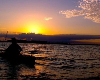 Sunset Guided Kayak Tour in Folly Beach