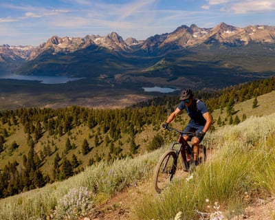 Sawtooth Valley Full-Day Electric Mountain Bike Rental