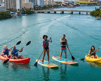 2-Hour Paddleboard & Kayak Rental at Condado Lagoon