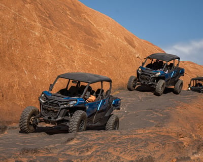Guided Hell's Revenge UTV Tour in Moab