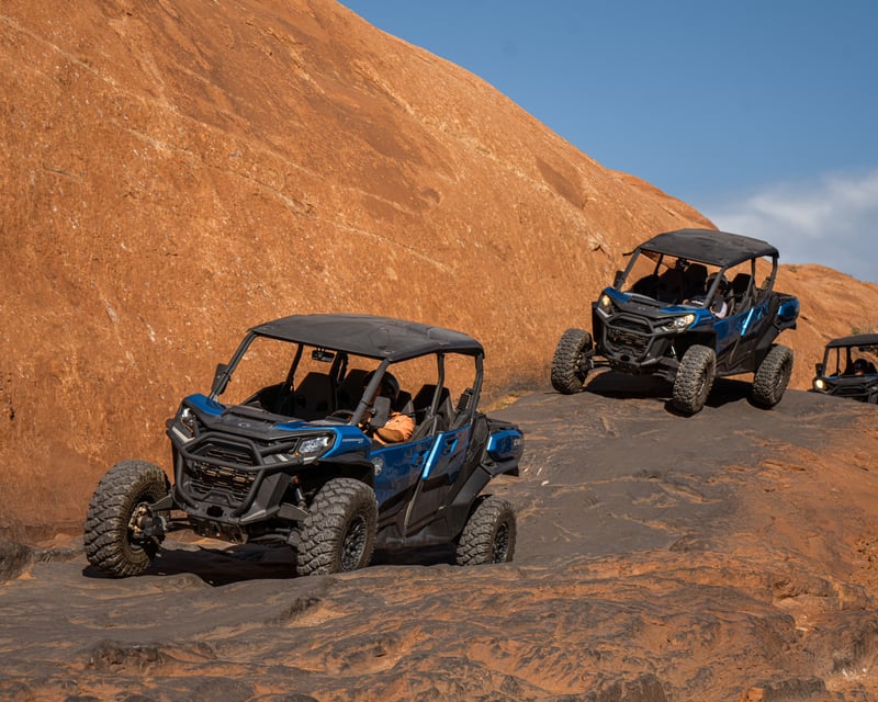 Guided Hell's Revenge UTV Tour in Moab