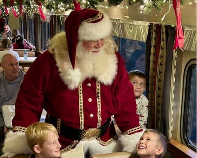 Holiday Train Ride With Santa in Sebring