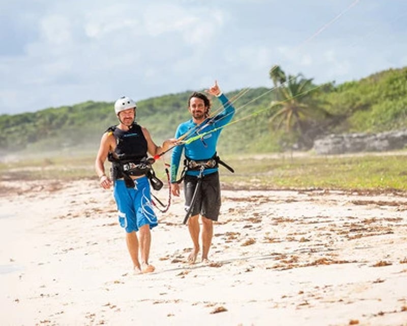 Private Beginner Kiteboarding Lesson in San Juan