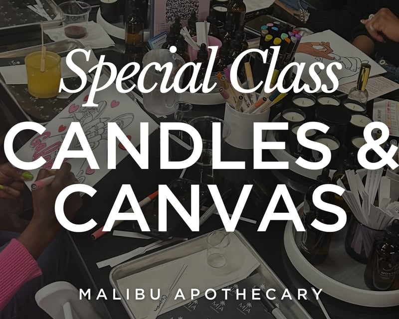 Custom Scent Candle Making & Canvas Painting in Dallas