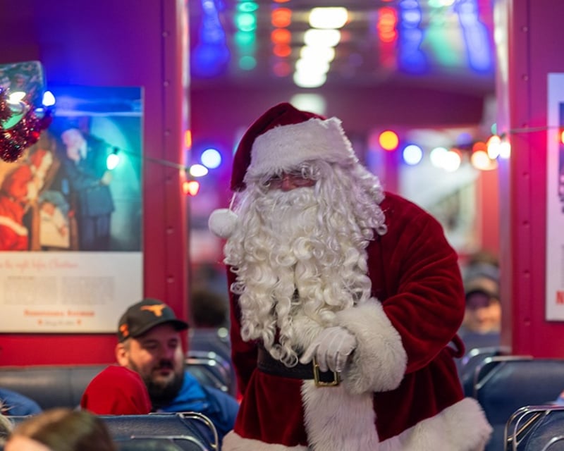 Holiday Santa Train Ride in Adams, MA