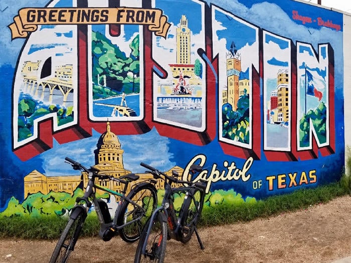 Austin Electric Bike Tour: Murals & Landmarks