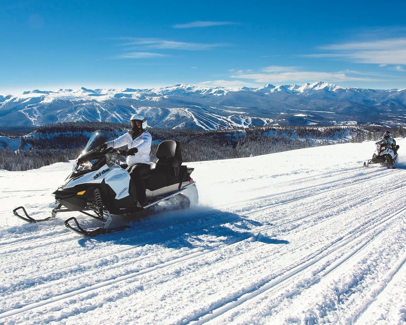 Half-Day Self-Guided Snowmobile Rental in Frisco, CO