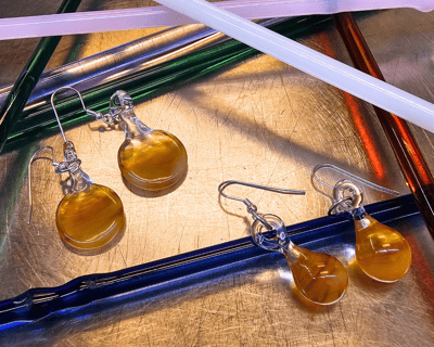 Glass Drop Earrings Class in Duluth