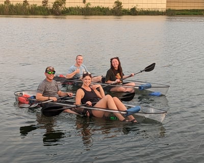Downtown Orlando Clear Kayak Happy Hour at Sunset