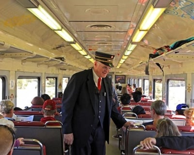 Grand Canyon Coach Train Ride From Williams