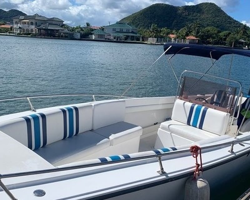 Private 31' Boat Tour of Northern St. Lucia