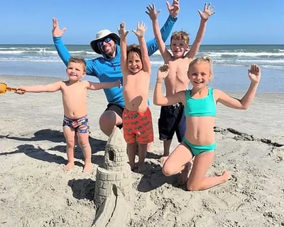 Myrtle Beach Sandcastle Building Lesson