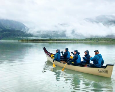 Paddle Mendenhall Lake Canoe Tour in Juneau