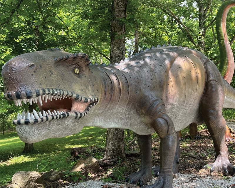 30+ Dinosaur Nature Trail at Crystal Cave, Springfield