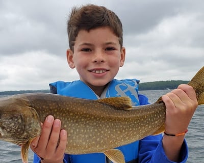 Lake Winnipesaukee Lake Trout Jigging Charter