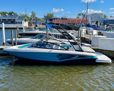 Regal 19-Foot Boat Rental on Lake Michigan