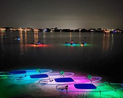 Glow Paddle Kayak & SUP Tour in Pensacola Beach