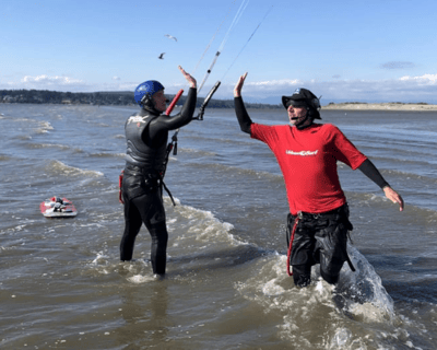 Kiteboarding Lessons at Jetty Island