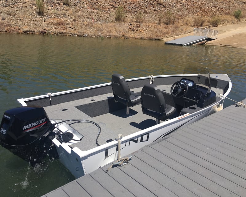 Bass Fishing Boat Rental on Diamond Valley Lake