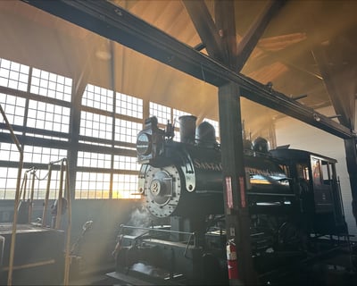 Roundhouse & Backshop Tour in Fort Bragg