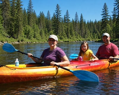 Tandem Kayak Rental on the AuTrain River