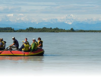 Float the Talkeetna River on a 2-Hour Scenic Raft Trip