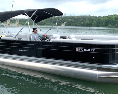 24' Pontoon Charter on Lake Travis