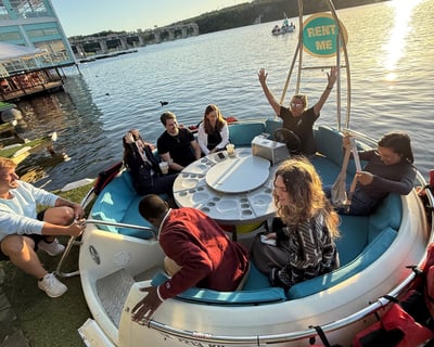 Donut Boat Movie Night VIP Seating Rental