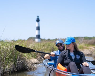 2Hr Guided Clear Kayak & Lighthouse Tour