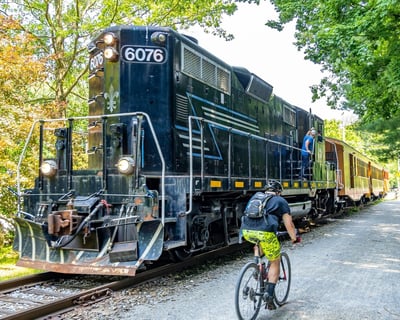 Bike Aboard Train Ride to Brillhart From New Freedom