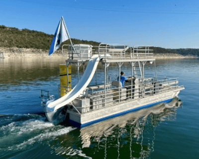 14-Passenger Double Decker Boat Charter on Lake Travis