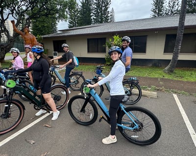 Manoa Falls E-Bike Tour with Guided Hike & Lunch