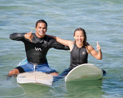 Haleiwa Surf Lesson for 2 with Gear Included