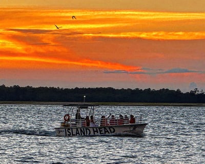 Hilton Head Private Sunset Cruise for 14 Guests