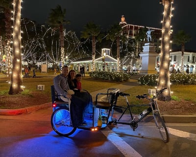 St. Augustine Pedicab Tour with Local Guide
