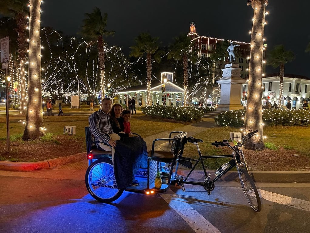 Guided Pedicab Tour of Downtown St. Augustine
