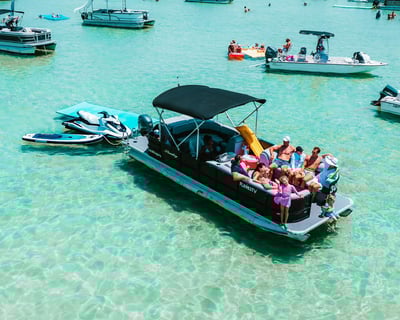 Crab Island Private Pontoon Charter for Up to 12