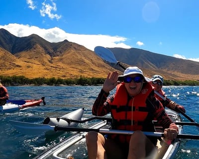 Olowalu Clear Kayak with Pontoons and Snorkel Tour