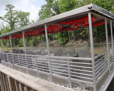 Covered Boat and Oak Alley or Laura Plantation Combo Tour