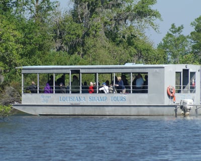 Swamp Tour by Tour Boat with Pickup from New Orleans