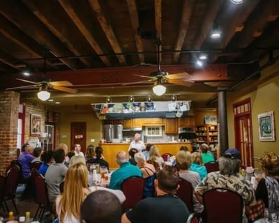 Corn & Crab Bisque, Chicken Etouffee and Pralines Cooking Demo
