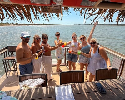 90-Minute Alcohol-Inclusive Tiki Boat Cruise